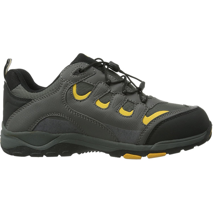 Дитячі трекінгові черевики Jack Wolfskin Ambition Texapore, 32 EU, чорний/жовтий