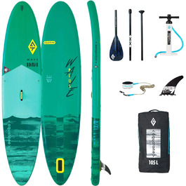 SUP дошка Aztron Aquatone Wave 12.0 2020 для дорослих, унісекс, зелена