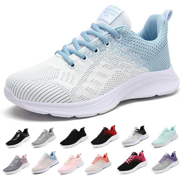 Спортивні кросівки для чоловіків та жінок. Підходять для бігу, фітнесу, прогулянок та активного відпочинку. Розміри 35-45 EU, колір блакитний.