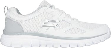 Чоловічі кросівки Skechers Burns-Agoura, білий/сірий, 44 EU