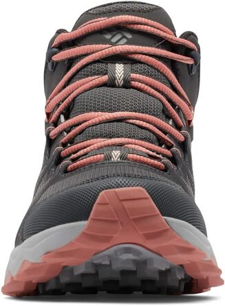Черевики для туризму жіночі Columbia Peakfreak II Mid Outdry WP, сірі (Dark Grey x Dark Coral), 42 EU