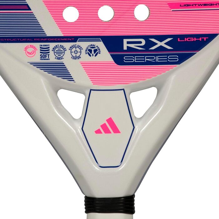 Ракетка для падел Adidas Rx Series Light 2026 (біла) 420г - Легка, професійна