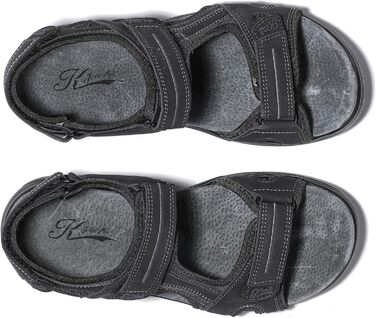 Чоловічі сандалі JOMIX на липучці, літні відкриті тапочки для трекінгу, чорні (43 EU)