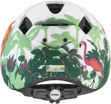 Дитячий велосипедний шолом uvex Kid 2 cc, safari matt, 46-52 см, легкий, регульований розмір, можливість встановлення LED-світла
