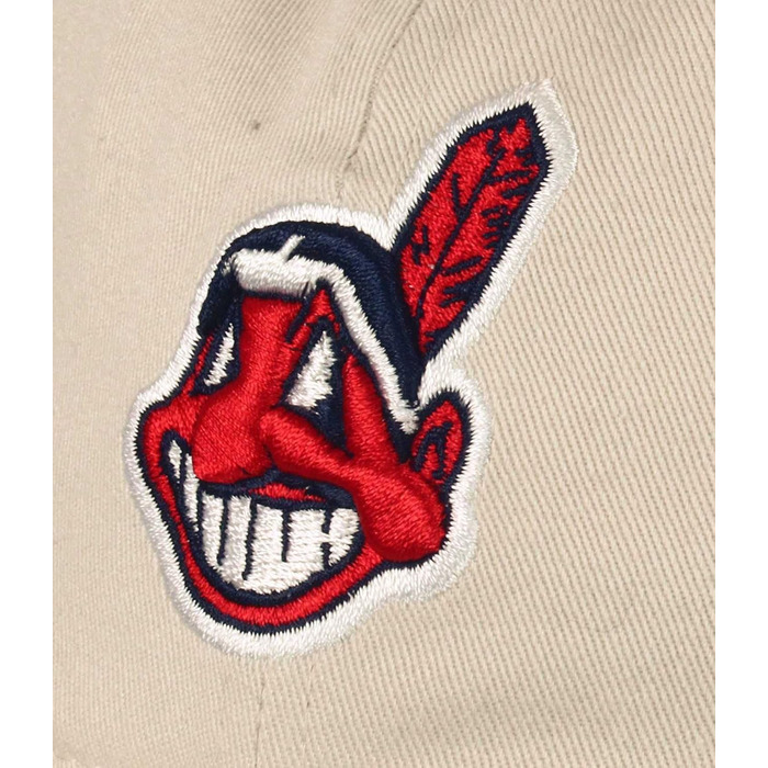 Кепка New Era Cleveland Indians Wahoo Logo 9twenty, універсальний розмір, бежевий