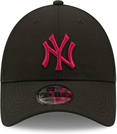 Кепка New Era New York Yankees MLB League Essential чорна, регульована, розмір 9Forty