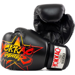 Боксерські рукавички YOKKAO Design з дихаючої преміальної шкіри для муай-тай, тренувань і спарингів для чоловіків і жінок