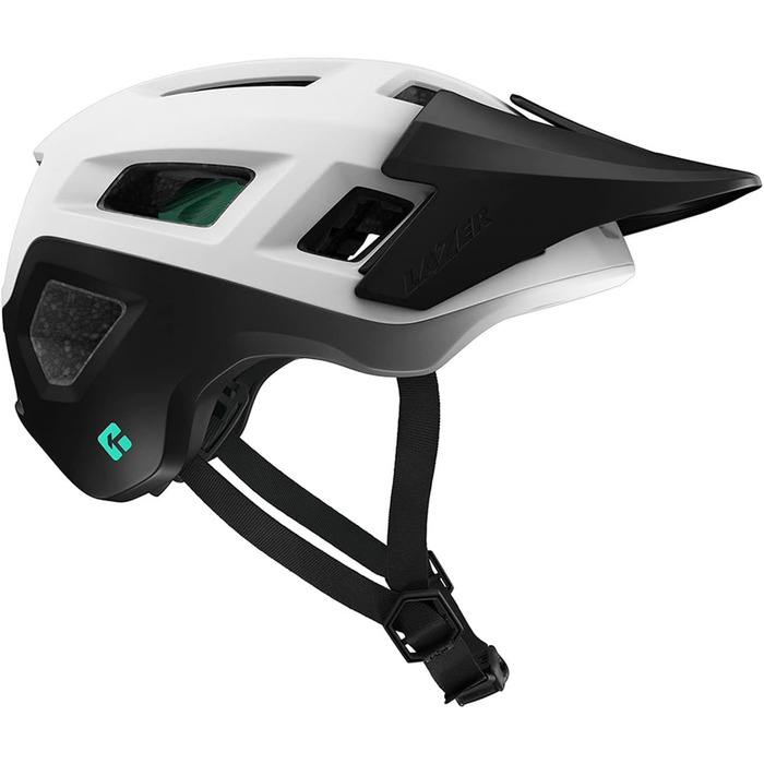 Велошолом Lazer Coyote KinetiCore біло-чорний
