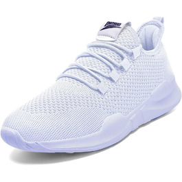 Чоловічі кросівки для бігу та занять спортом. Легкі, дихаючі, для фітнесу, тенісу, тренувань. Розмір 44.5 EU, білий колір