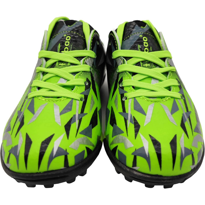 Дитячі футбольні бутси Kinder для штучного покриття, фірми Ground, шнурівка, для тренувань та занять спортом на відкритому повітрі, розмір 30-40, 31 EU, зелені
