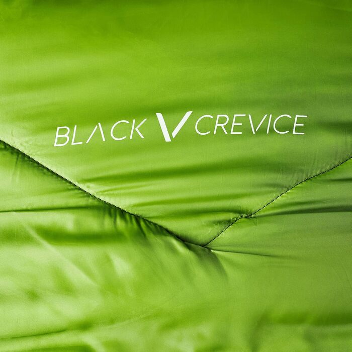 Дитячий спальний мішок Black Crevice для кемпінгу та подорожей (зелений)