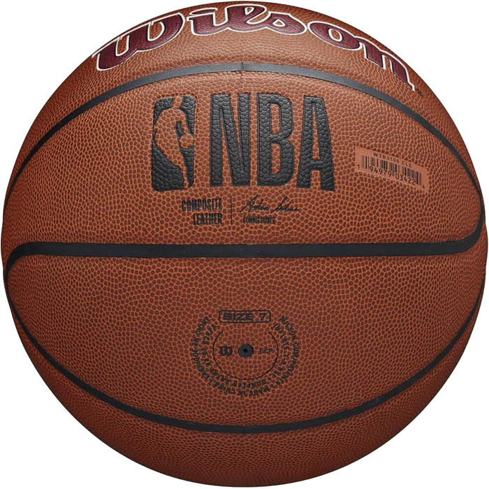Баскетбольний м'яч Wilson NBA Team, розмір 7, Клівленд Кавальєрс, композитний, для дорослих, унісекс