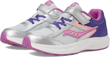 Кросівки Saucony Cohesion KDZ A/C для дітей (маленькі та великі розміри) - чорний, сірий, зелений, фіолетовий, сріблястий, рожевий