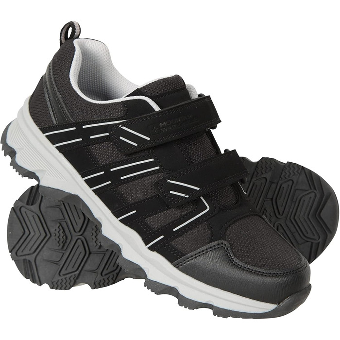 Дитячі трекінгові черевики Mountain Warehouse Cannonball - водонепроникні, з міцною підошвою (28 EU, Чорний)