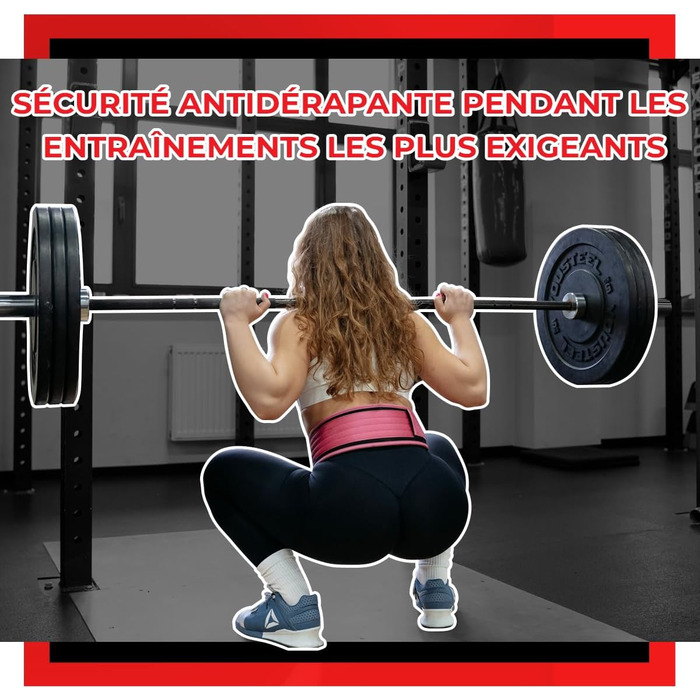 Преміум пояс для важкої атлетики WARM BODY COLD MIND з високоякісного нейлону для силових тренувань, бодібілдингу, фітнесу - пояс для важкої атлетики для жінок та чоловіків, колір морський