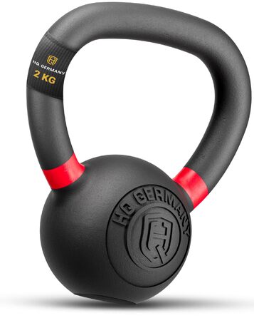 Кетлбел HQ Germany® з порошковим покриттям [2-32 кг/набори] - набір чавунних кетлбелів преміум-якості, ±2% допуск по вазі. Вага кульової гирі, набір гир, кетл-бел.