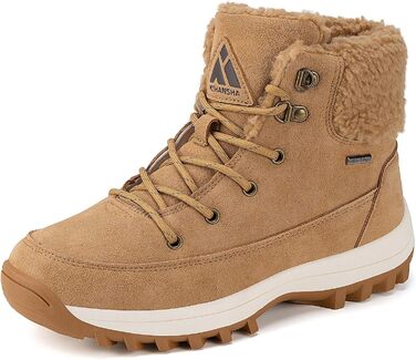 Чобітки жіночі зимові Mishansha, утеплені, неслизькі, розмір 36-42 (колір: коричневий, 40 EU)