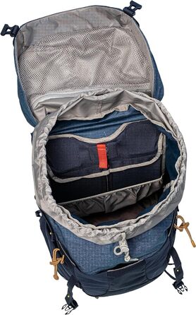 Туристичний рюкзак VAUDE Brenta 36+6 л, водонепроникний, з дощовиком, для жінок і чоловіків, зручний трекінговий рюкзак з органайзером (Eclipse)