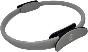 Кільце для пілатесу ATC Handels GmbH 38 см з нековзними ручками - тренажер для пресу, йоги та фітнесу, сірий