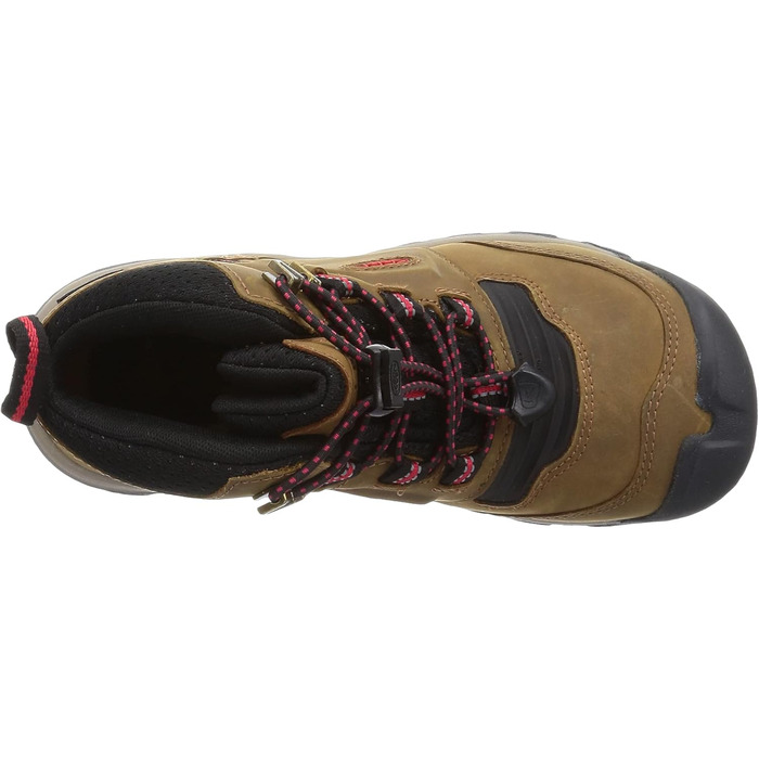 KEEN Ridge Flex Mid - водонепроникні трекінгові черевики для дітей, 29 EU, Bison Red Carpet