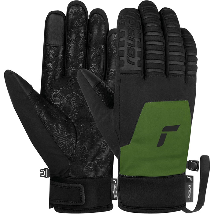 Універсальні чоловічі лижні рукавички Reusch Raptor R-Tex XT Touch-Tec, розмір 9, зелений