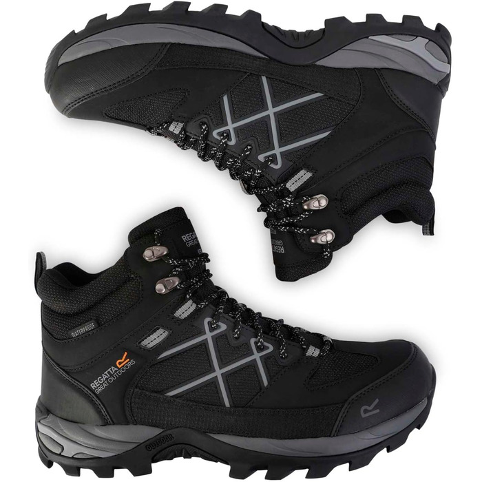 Черевики для ходьби Regatta Samaris III - чоловічі, чорні, 43 EU