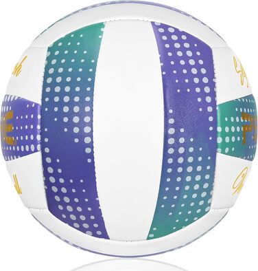 Волейбольний м'яч Wuzfully Kinder Soft Touch для пляжу та залу, розмір 5 (фіолетовий)