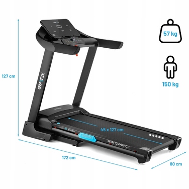 Електрична бігова доріжка Gymtek XT800 (до 150 кг)