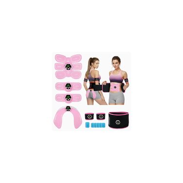 Електричний тренажер EMS для пресу та всього тіла, 6 режимів, 19 інтенсивностей