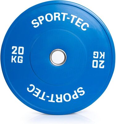 Олімпійський бампер-диск Sport-Tec 20 кг, Ø50 мм, синій
