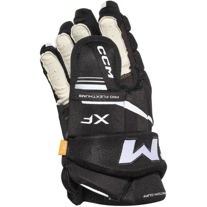 Хокейні рукавички CCM Tacks XF Senior 14 дюймів, чорні/білі