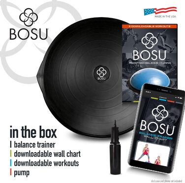 Балансувальна платформа BOSU Pro Limited Black Edition 65x22 см