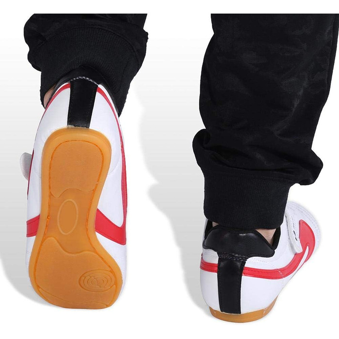 Взуття для тхеквондо, шкіряне, боксерське, для занять у залі, для дорослих