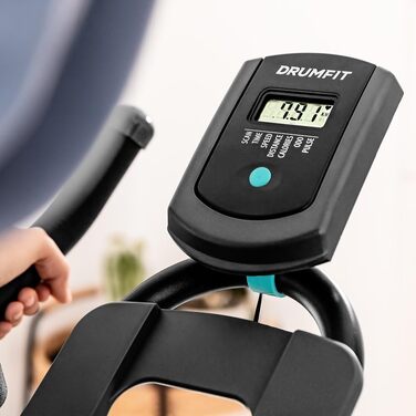 Велотренажер Cecotec DrumFit Indoor 23000 Kosmos Pro: 23 кг маховика, LCD-дисплей, чорний