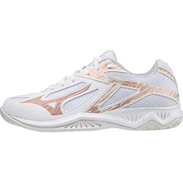 Волейбольне взуття Mizuno Lightning Star Z6 Jr для дітей, унісекс, блакитний, білий, червоний, коричневий, сатин
