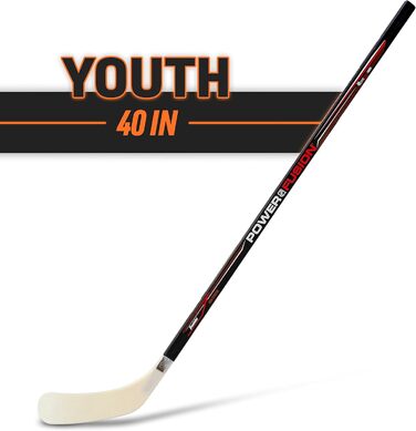 Хокейна ключка Franklin Sports NHL Power Fusion 40'' для дітей, ліва
