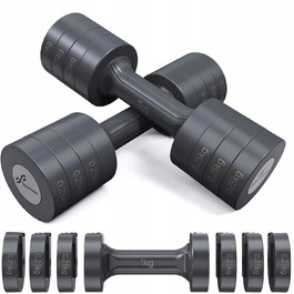 Регульований набір чавунних гантелей Sportneer