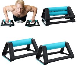 Набір для віджимань 2 шт. з нековзкими ручками, база з силікону, 110 кг, для віджимань, станова, калістеніка