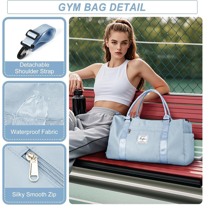Спортивна сумка HYC00 для жінок та чоловіків, дорожня сумка, Gym bag, Weekender, 50л, армійний зелений