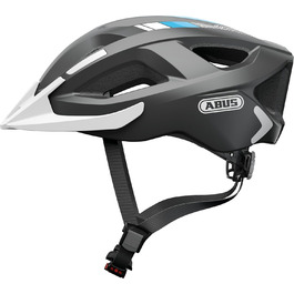 Велосипедний шолом ABUS Aduro 2.0 з підсвіткою для міста, у спортивному дизайні, універсальний для чоловіків та жінок