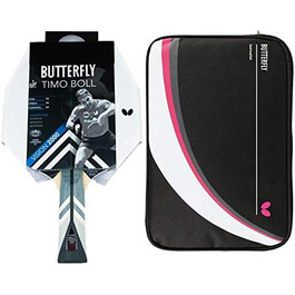 Настільний тенісний ракетка Butterfly Timo Boll Vision 2000, ITTF, для професіоналів, накладка Wakaba, з чохлом