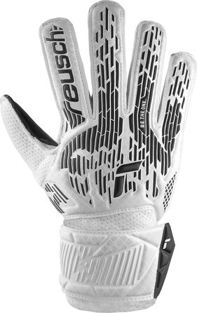 Воротарські рукавички Reusch Attrakt Solid для дорослих, унісекс, розмір 10, біло-чорні
