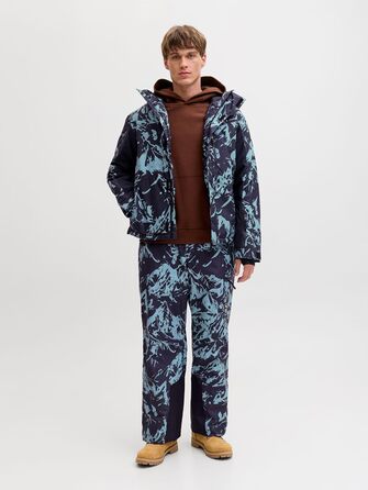 Куртка чоловіча JACK & JONES Shell-Jacke SKI AW25, розмір XL, мінерально-синій