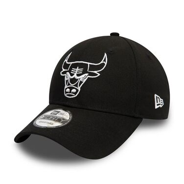 Кепка New Era Chicago Bulls 9Forty NBA – чорна бейсболка з логотипом
