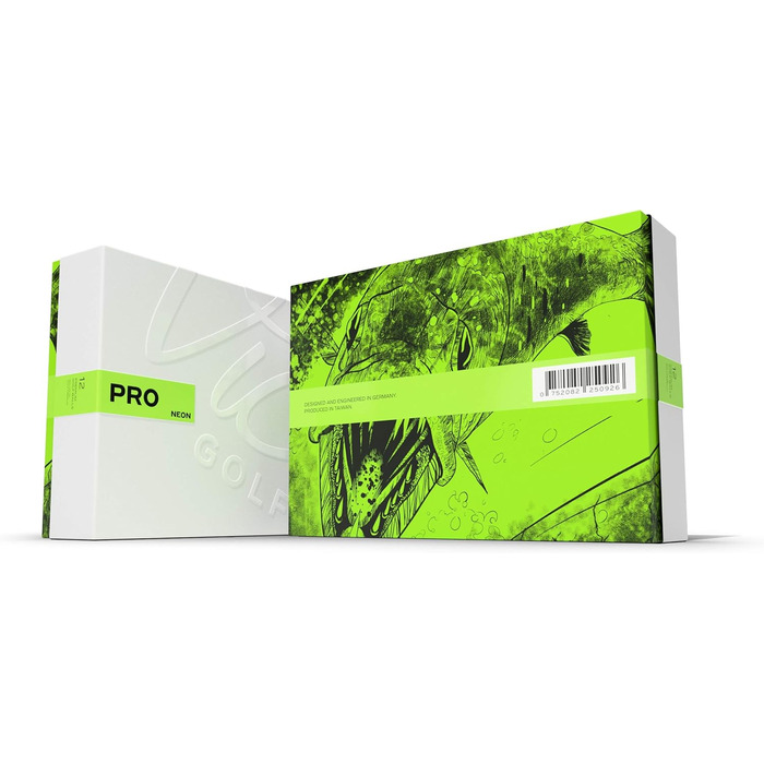 Гольф м'ячі VICE Pro Neon Lime 2020, 12 шт, 3-шарові, уретан, для досвідчених гравців, високий спін, максимальний контроль
