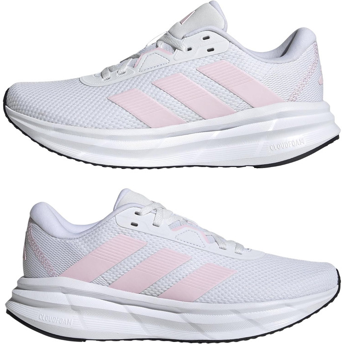 Жіночі бігові кросівки adidas Galaxy 7, Cloud White Clear Pink Core Black, розмір 42 EU