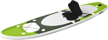 Надувна SUP-дошка ZEYUAN 300x76x10 см із аксесуарами, сидінням і веслом, зелена – комплект для сапсерфінгу