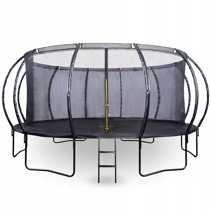 Садовий батут Hypermotion з сіткою та драбиною, 16ft (487 см), навантаження 150 кг, XXL