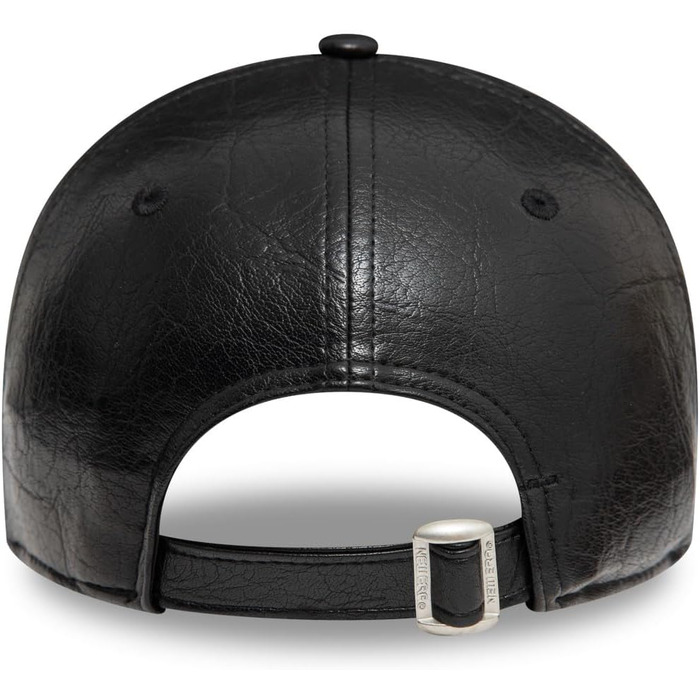 Кепка New Era 9FORTY з кож. шкіри PU для жінок New York Yankees чорна