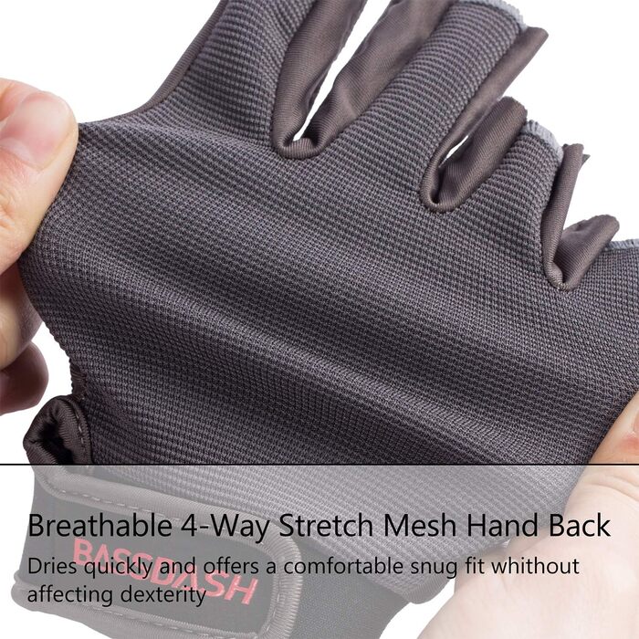 Рукавички для велосипеда Badah Atro: тренувальні, для риболовлі, катання на мотоциклі, альпінізму та фітнесу (Сірий, S)